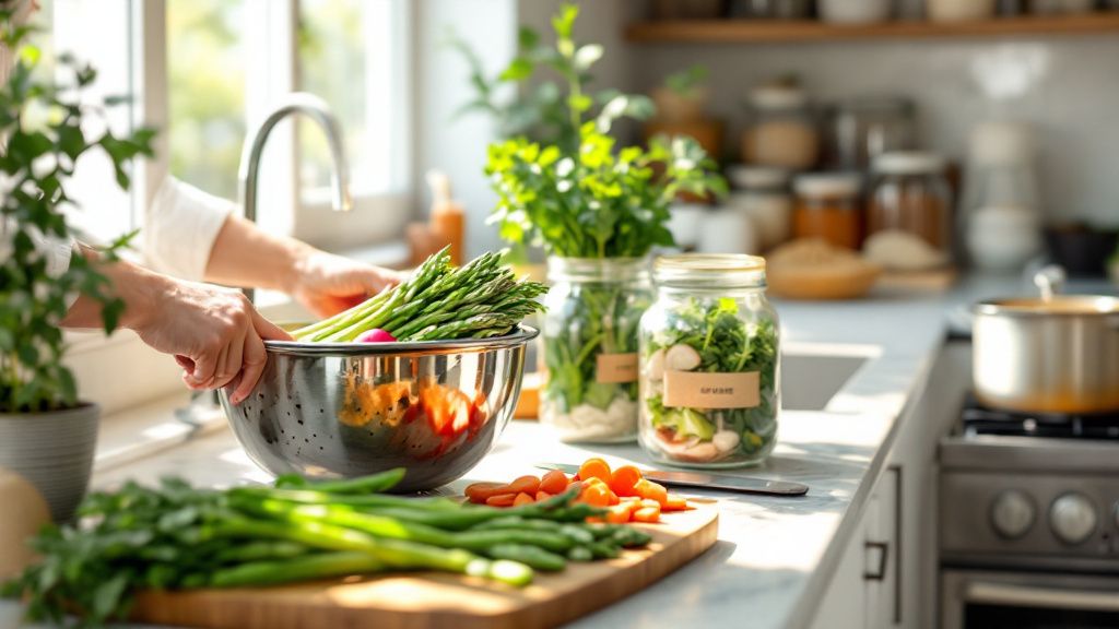 Cozinha de Primavera: Guia Prático para Refeições Simples, Econômicas e sem Desperdício