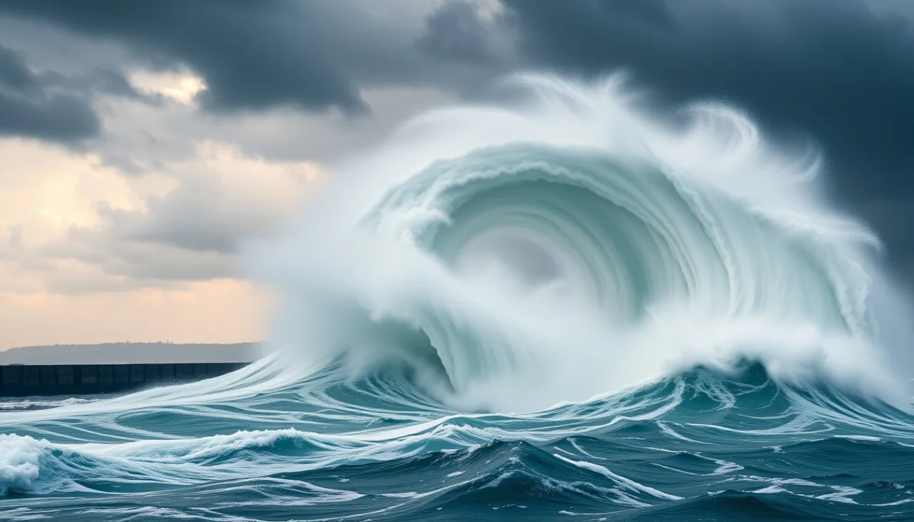 Ciclone extratropical se aproxima do Brasil, trazendo ventos fortes e chuvas intensas